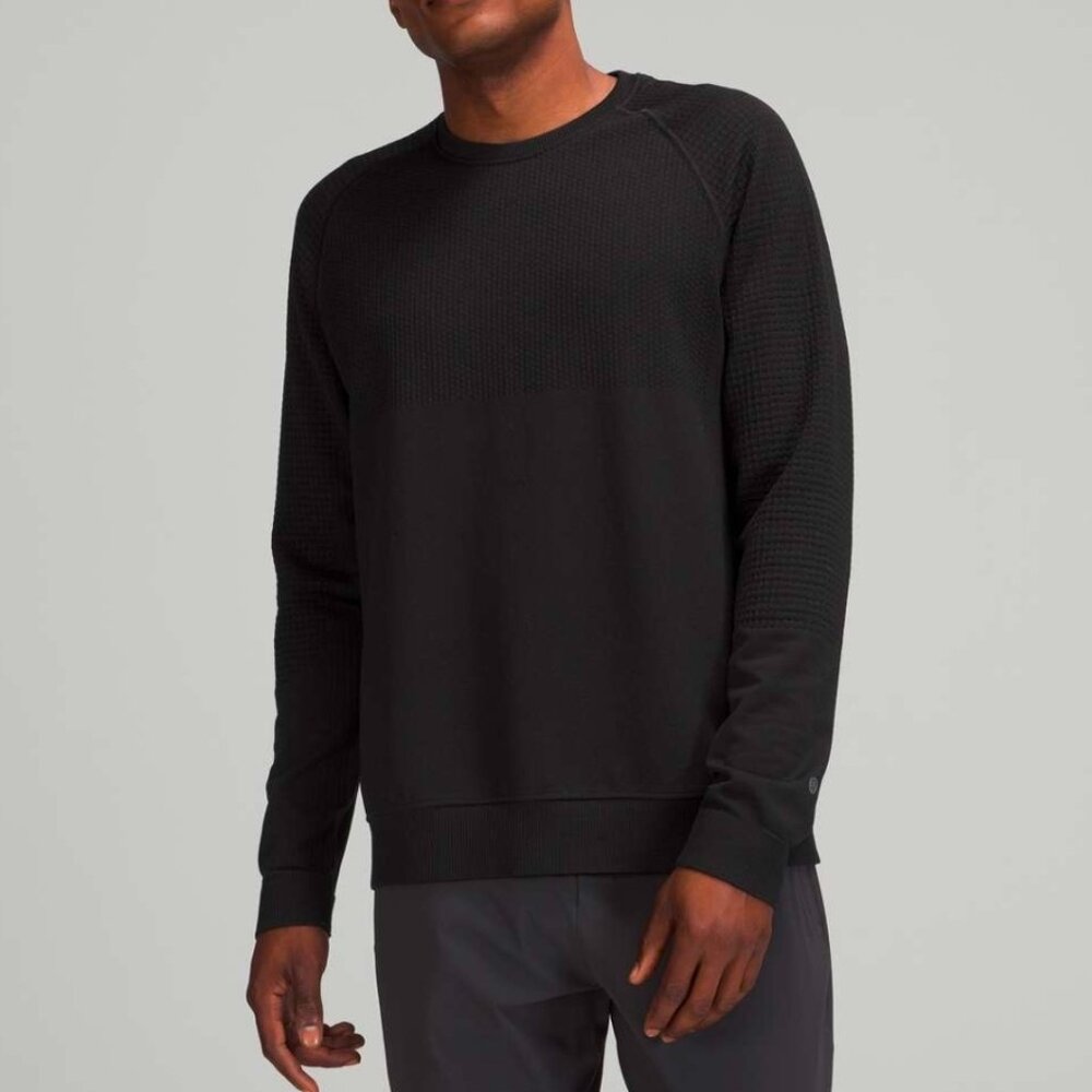 Lululemon Engineered Warmth Long Sleeve Crew - Black - Men's Size XL - LM3CLLS